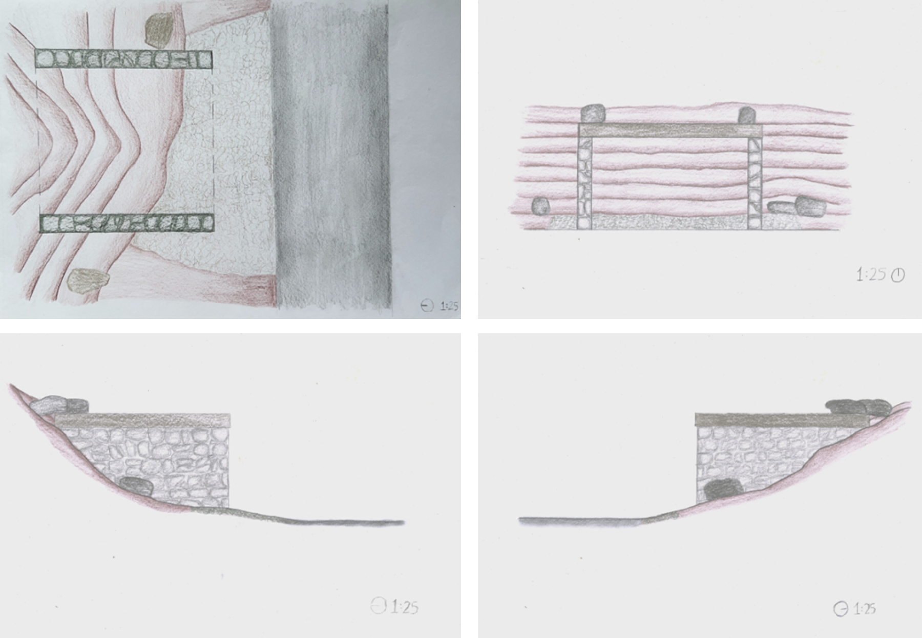 Bus Shelter Technical Drawings